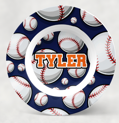 Personalized Bowl | Baseballs SP11