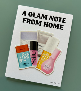 CAMP | FROM HOME SKINCARE STICKER NOTE CARD