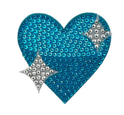 CAMP |  StickerBeans Blue Sparkling Heart
