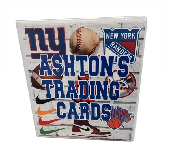 CAMP| CUSTOM TRADING CARD BINDER Serve It Up Designs LLC CAMP| CUSTOM TRADING CARD BINDER Serve It Up Designs LLC