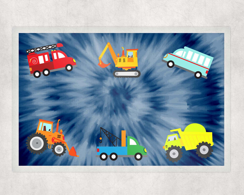 Personalized Placemat | Mixed Trucks TR3