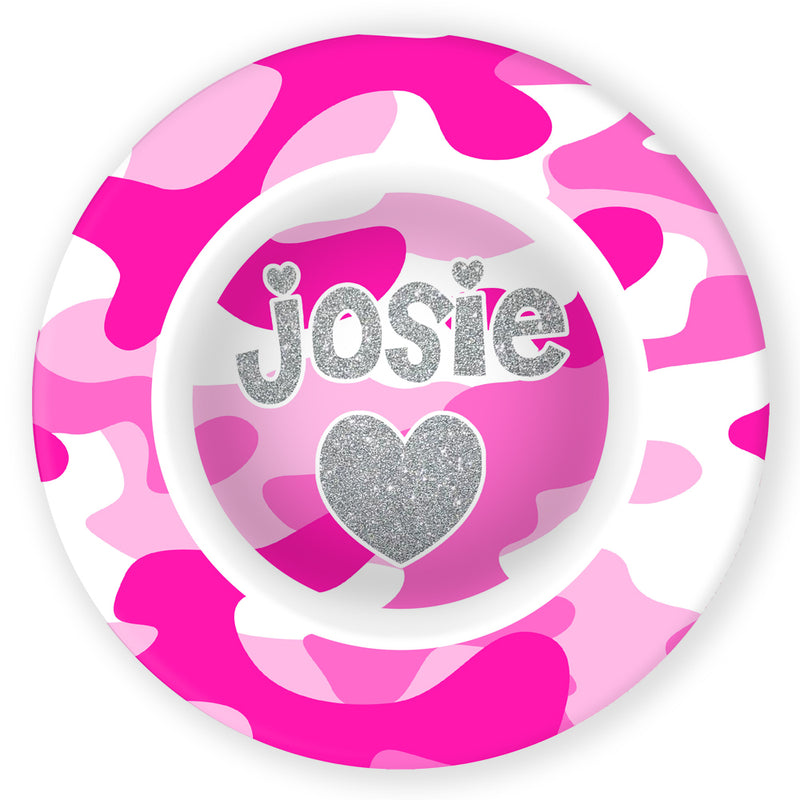 Personalized Bowl | Pink Camo CM2
