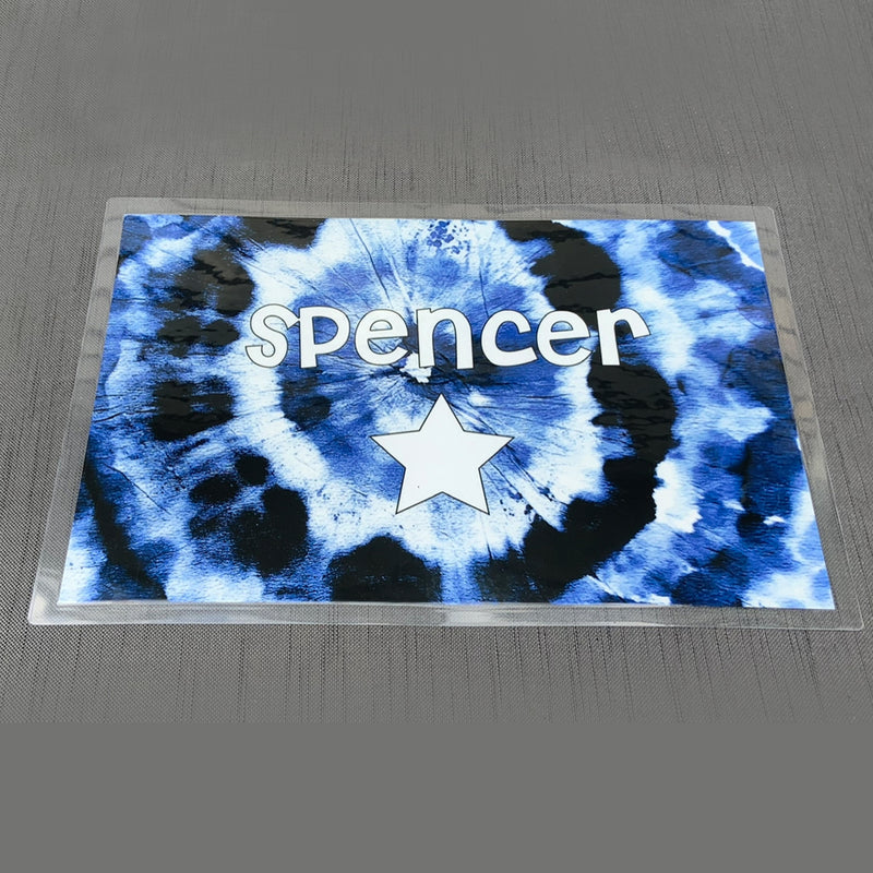 Personalized Placemat | Navy Tie Dye - TD8