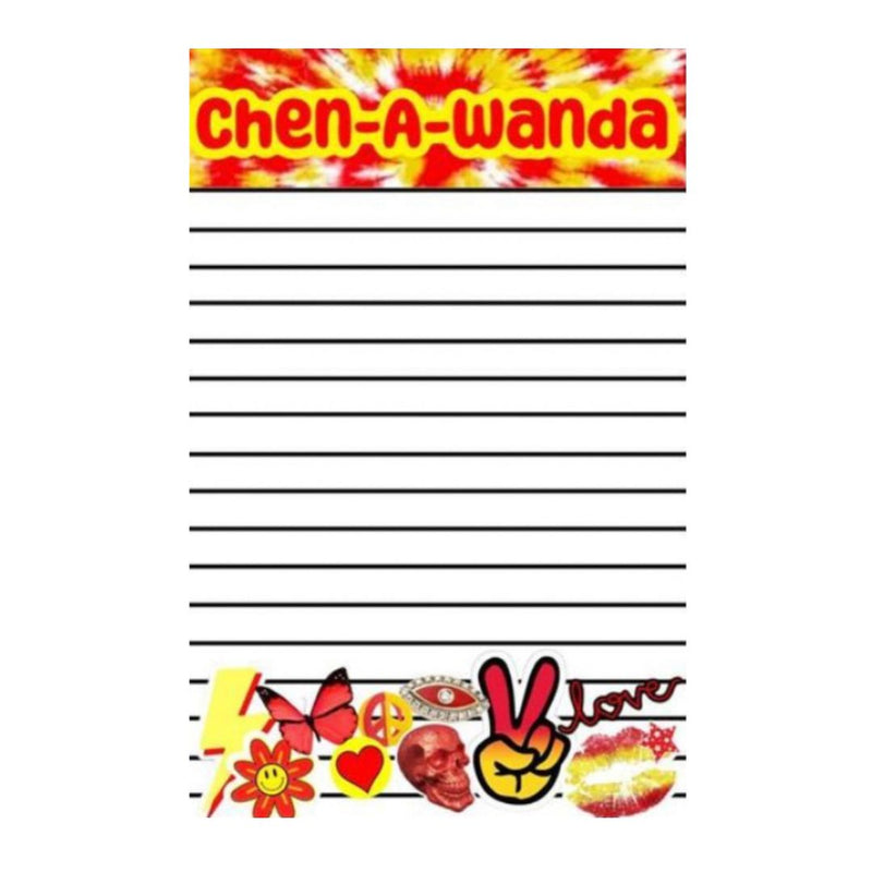 CAMP | TIE-DYE EMOJI CAMP COLORS STATIONERY | 50 SHEETS