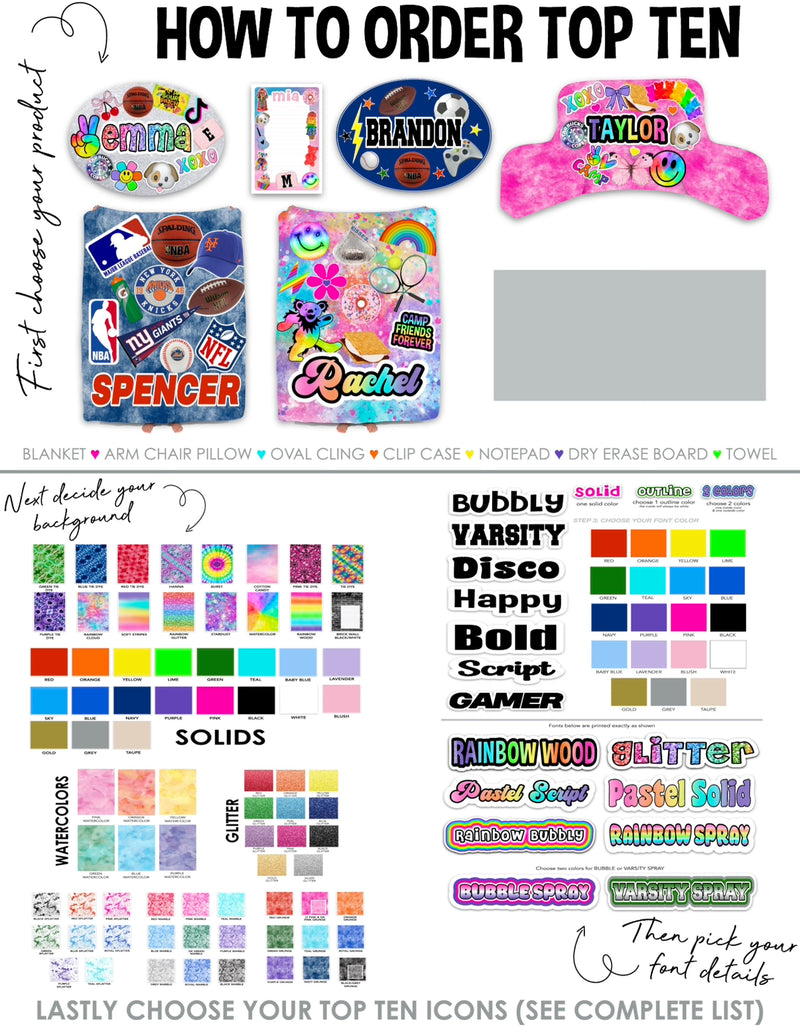 CAMP | TOP TEN ARM REST PILLOW