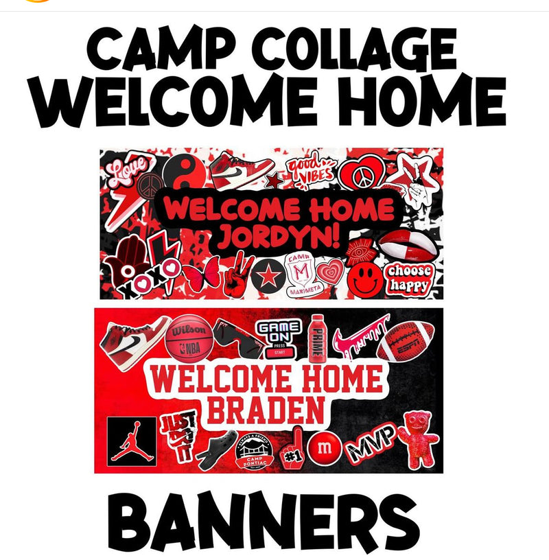 CAMP | WELCOME HOME BANNER