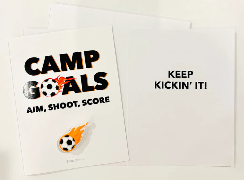 CAMP | CAMP GOALS (GREETING CARD WITH SHOE CHARM)