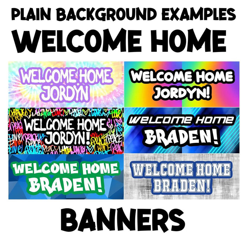 CAMP | WELCOME HOME BANNER