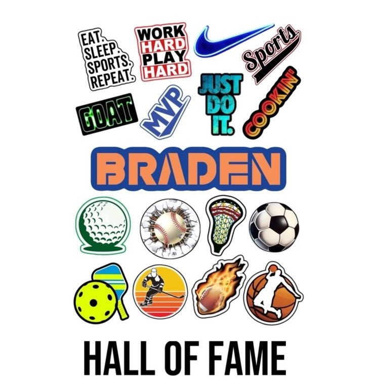 CAMP |  HALL OF FAME STICKER SHEET