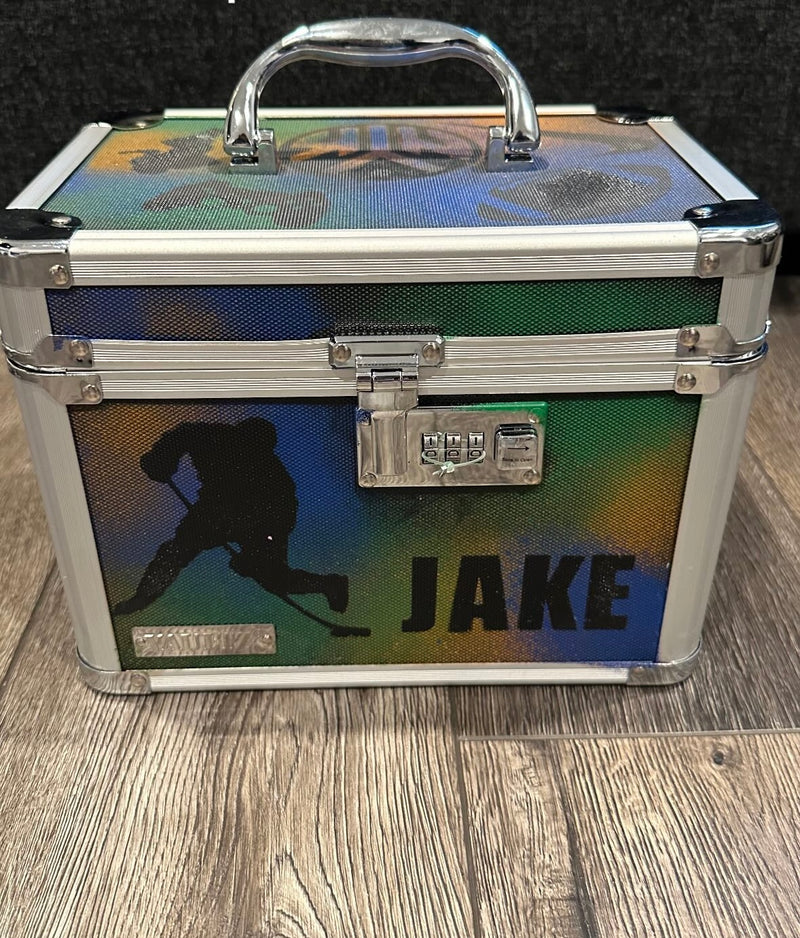 CAMP | PERSONALIZED SPRAY PAINTED LOCK BOX