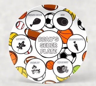PASSOVER | NEW SPORTS BALLS SEDER PLATE SP13