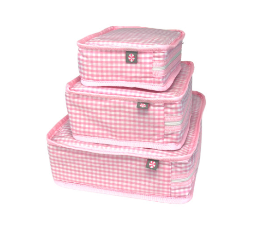 Packing Cubes | Pink Gingham