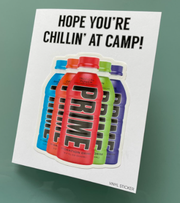 CAMP | FROM HOME PRIME STICKER NOTE CARD