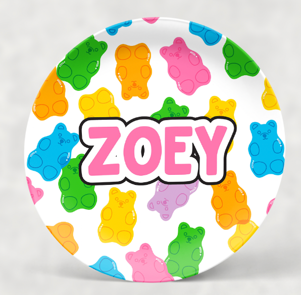 Personalized Plate | Gummy Bears MG3