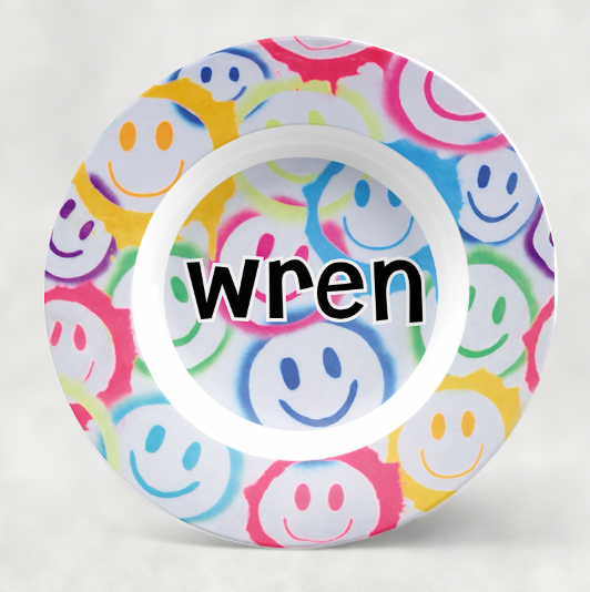 Personalized Bowl | Spray Smiley EM2