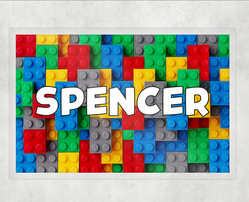 Personalized Placemat | Legos MB2