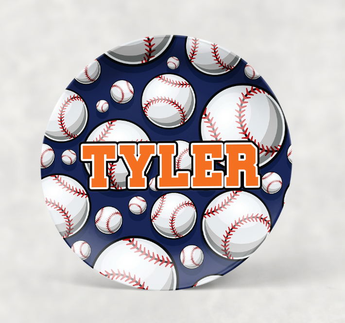 Personalized Plate | Baseball