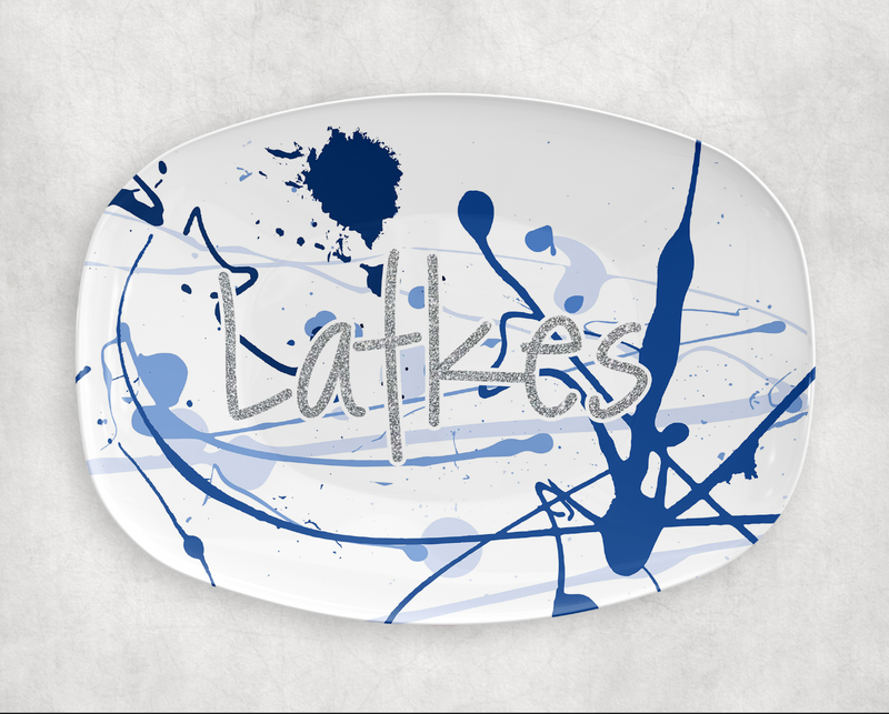 Platter | Blue Splatter Latkes