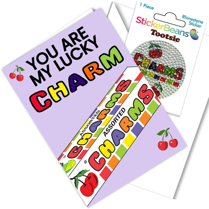 CAMP | FROM HOME | StickerBean Lucky Charm Greeting Card