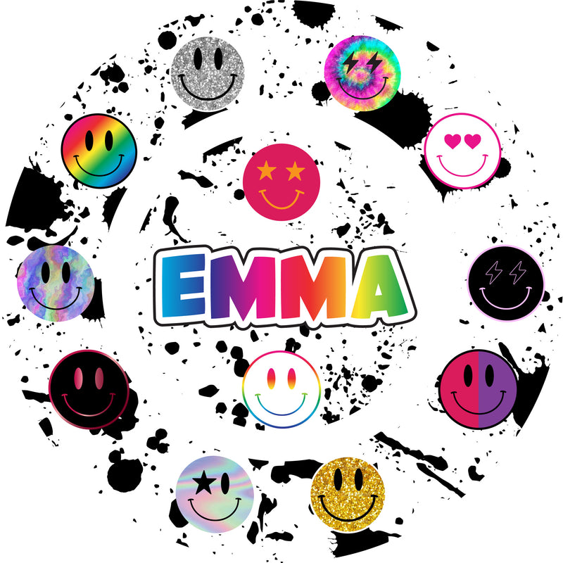 Personalized Bowl | Rainbow Emojis EM5