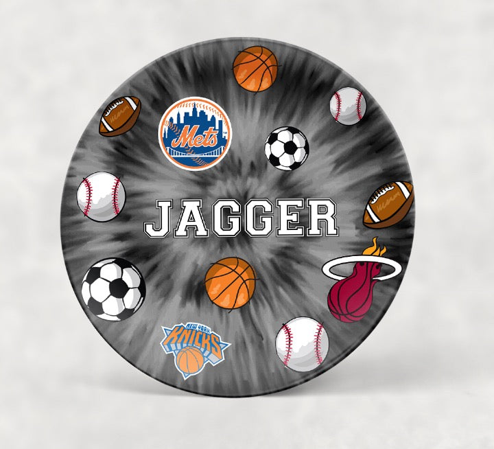 Personalized Plate | Favorite teams plate