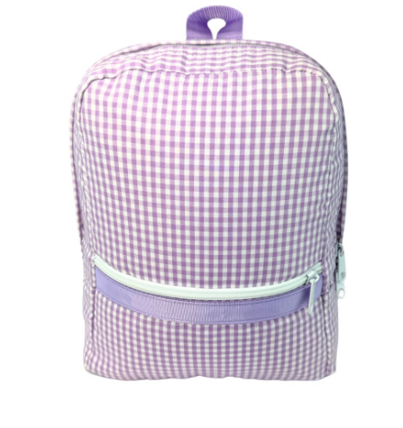 Small Backpack | Lilac Gingham