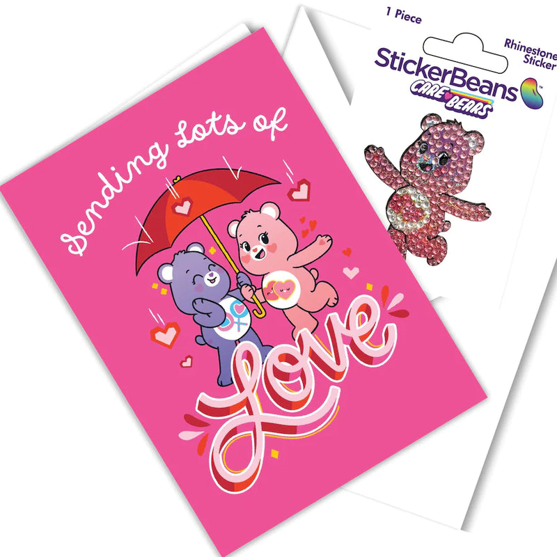 CAMP | FROM HOME | StickerBean Care Bears LOVE Greeting Card