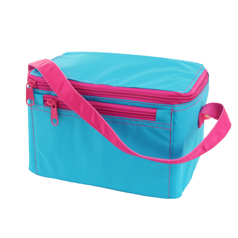 Lunch Bag | Aqua/Pink