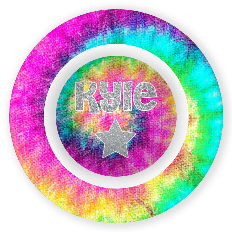 Personalized Bowl | Rainbow Tie Dye
