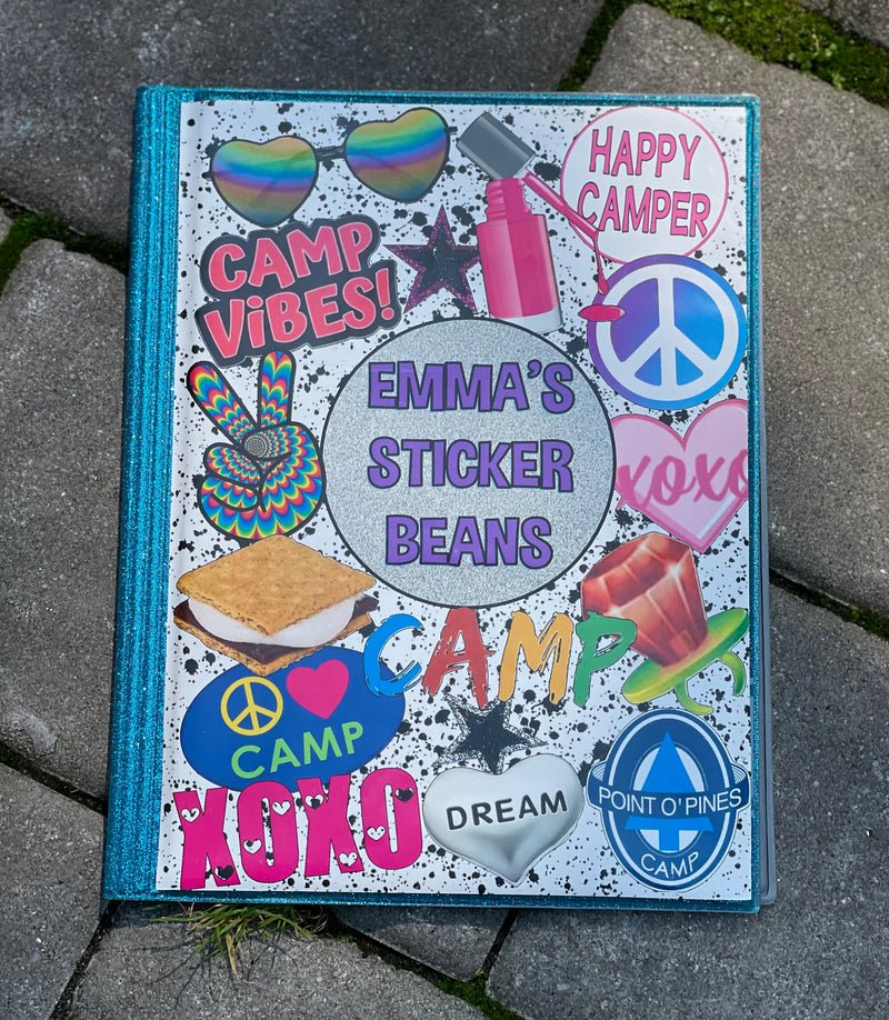 CAMP |  Personalized StickerBean book