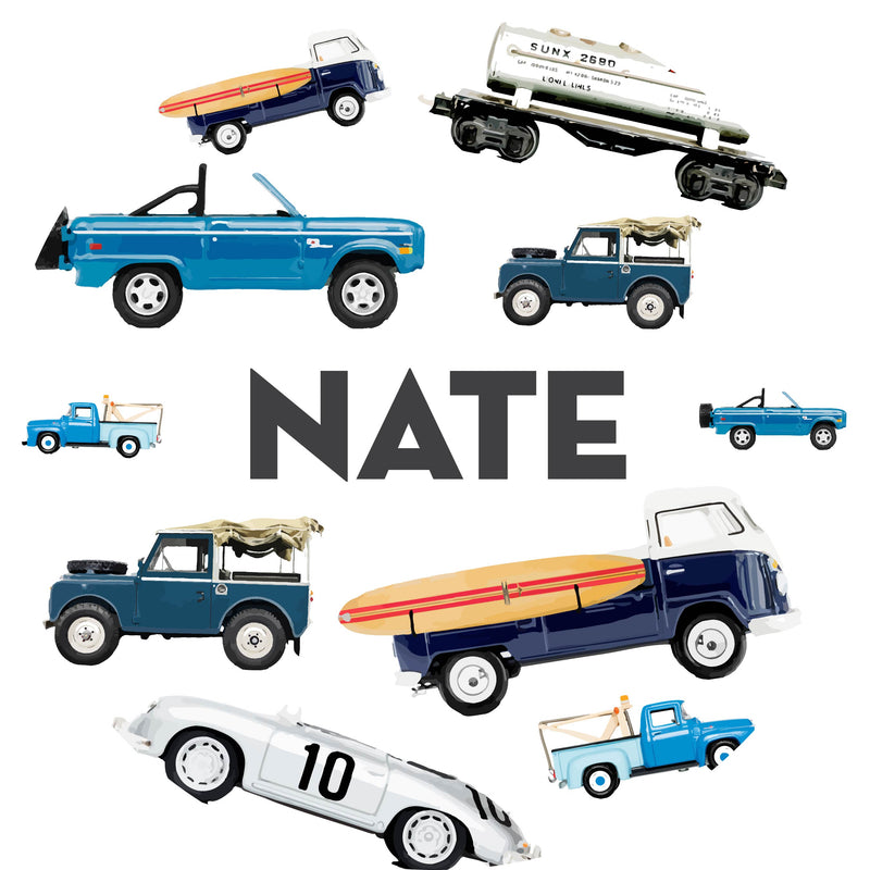 Personalized Plate | Vintage Cars