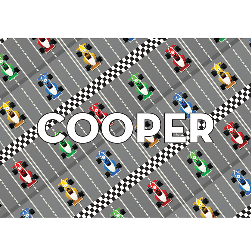 Personalized Placemat | Race Cars TR1
