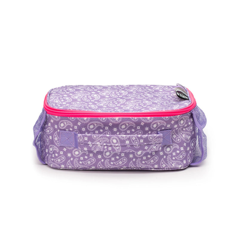 Space Panda Lunch Bag | Purple Paisley