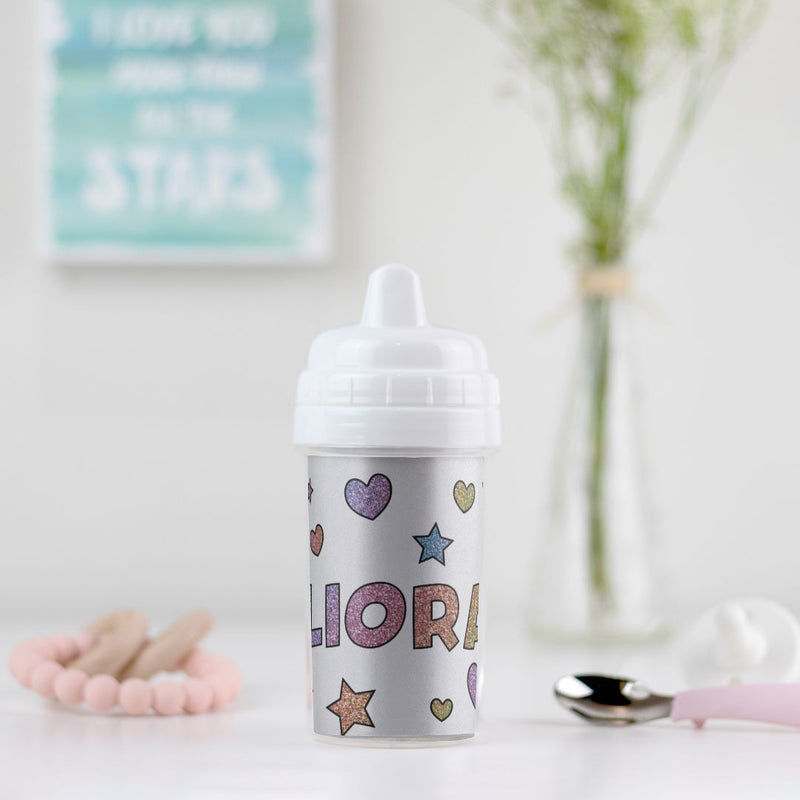 Sparkle Hearts & Stars Sippy Cup - H2