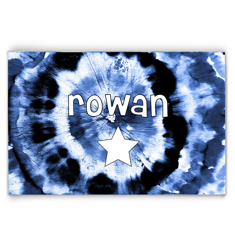 Personalized Placemat | Navy Tie Dye - TD8