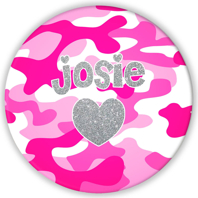 Personalized Plate | Pink Camo CM2