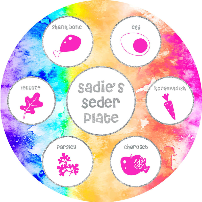 PASSOVER | WATERCOLOR SEDER PLATE